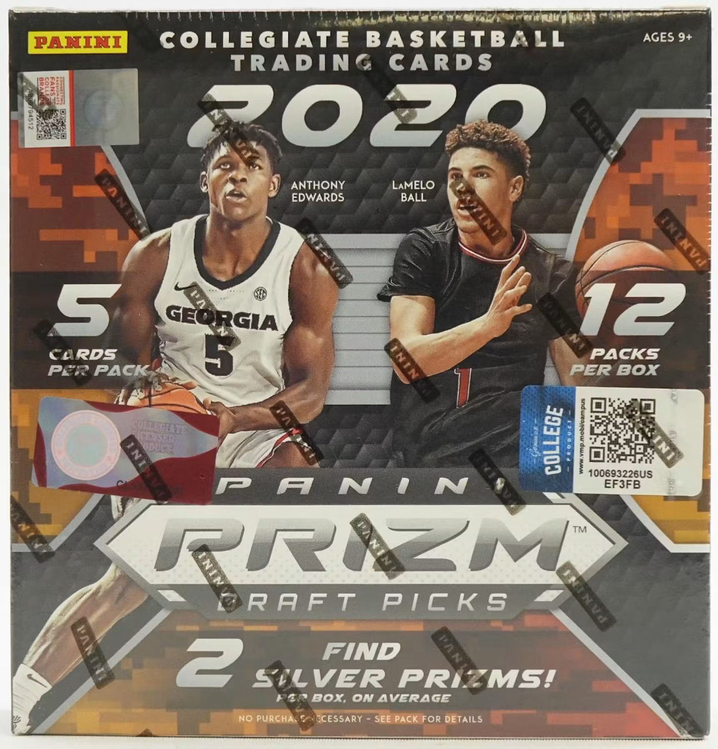 2020-21 Panini Prizm Draft Picks Basketball Mega Box - Pink Ice