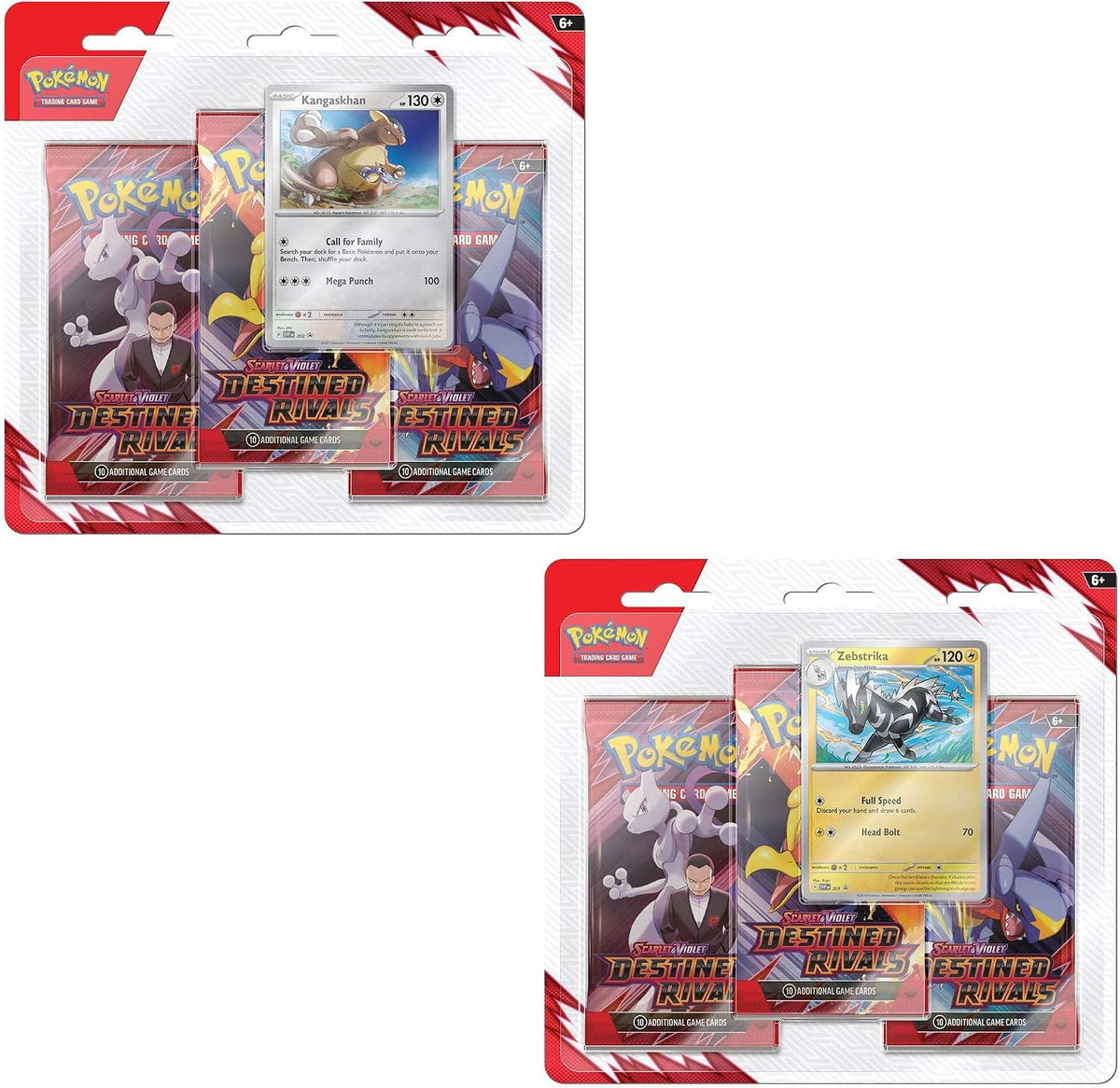 Pokemon Destined Rivals 3 Pack Blister
