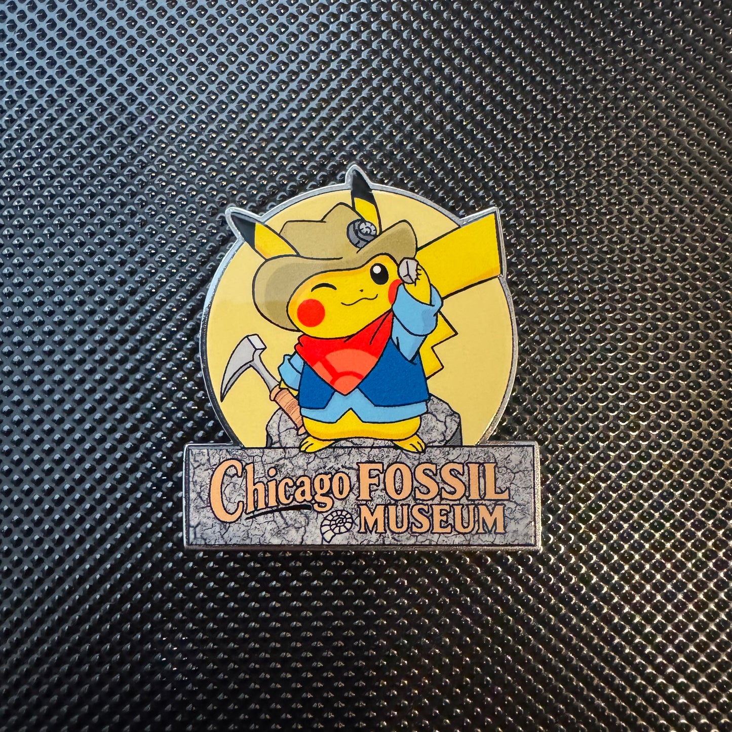 Chicago Fossil Museum Pikachu Pin