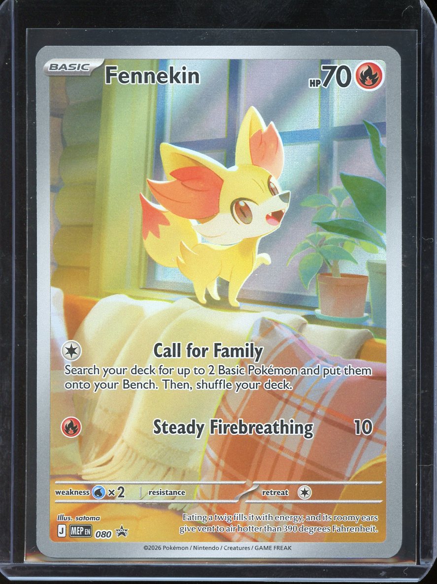 Fennekin Pokemon Card (Chaos Rising ETB Promo 080)