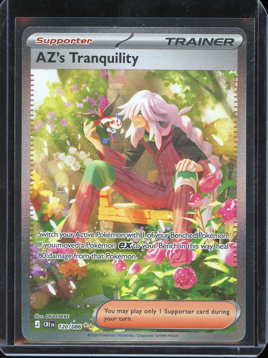 AZ's Tranquility Pokemon Card (Chaos Rising 120/086) SIR