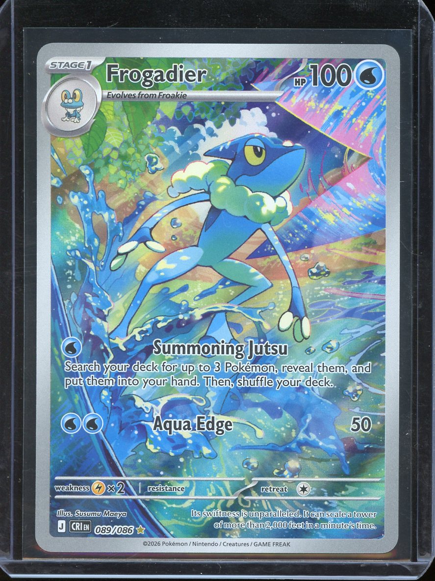 Frogadier Pokemon Card (Chaos Rising 089/086) Illustration Rare