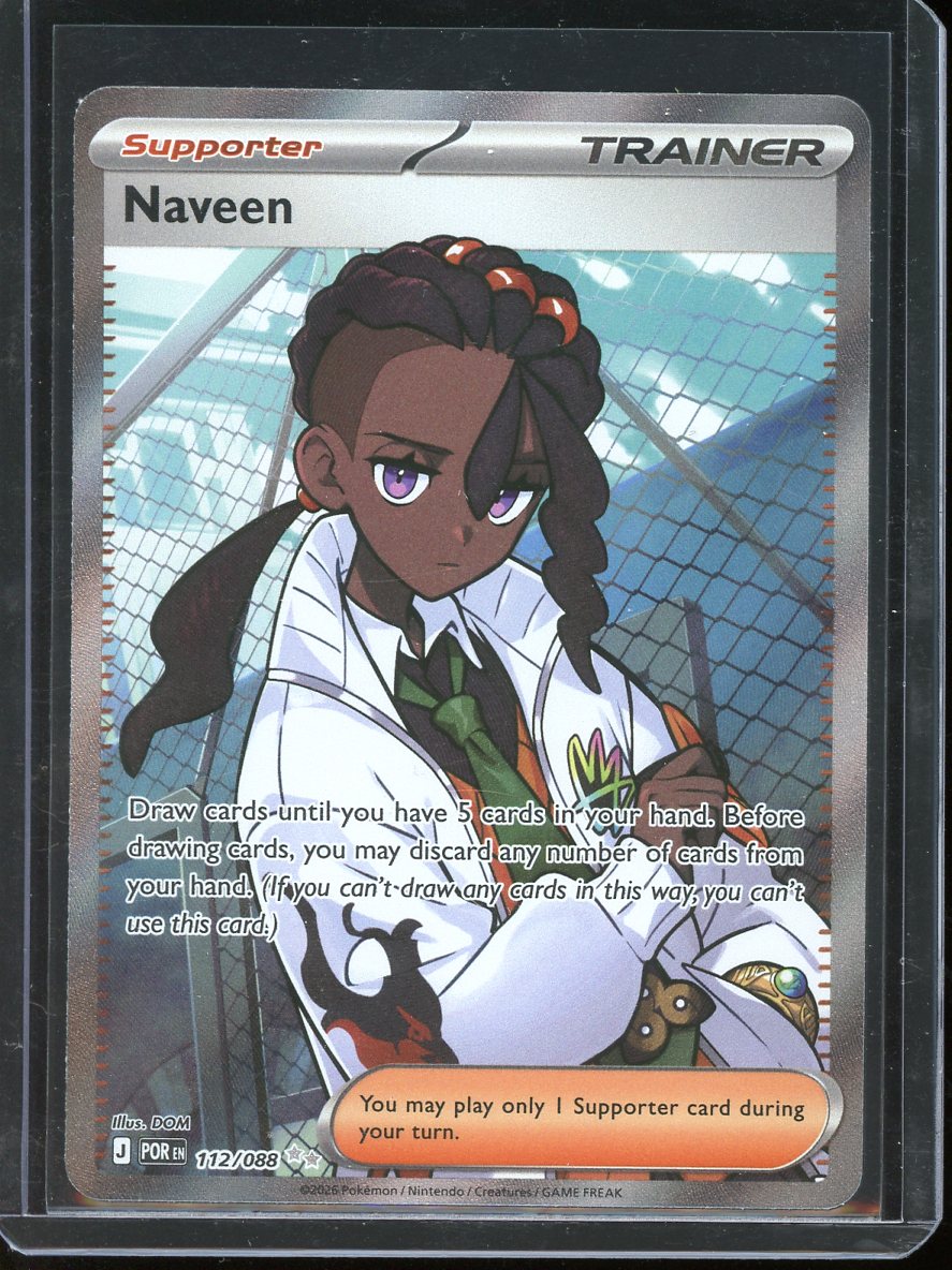Naveen Pokemon Card (Perfect Order 112/088) Full Art