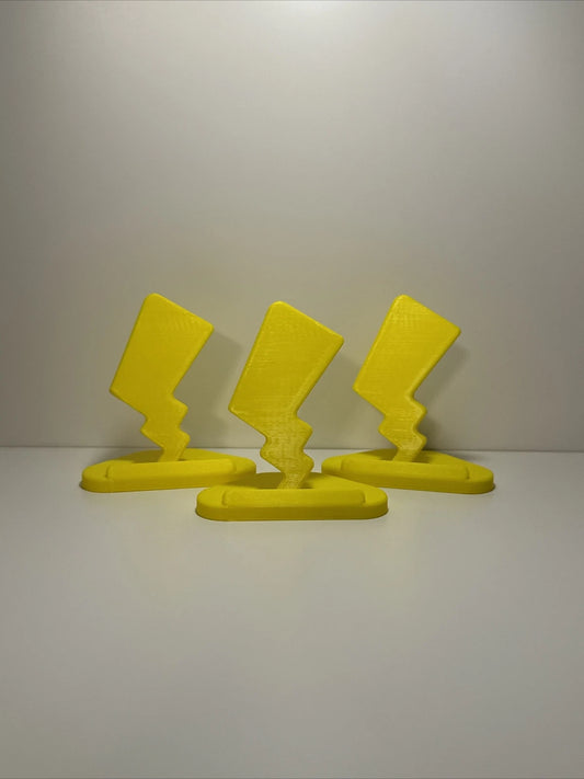 Pikachu's Tail Pokémon Card Display Stand (3 Pack) - 3D Printed